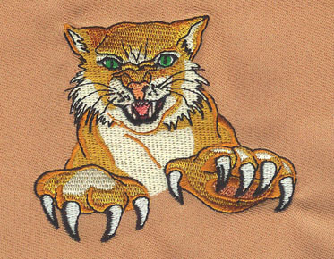 embroidery digitizing  tiger